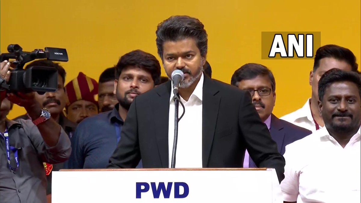 Chennai | Tamilaga Vettri Kazhagam (TVK) Chief C Joseph Vijay takes oath as the Chief Minister of Tamil Nadu.