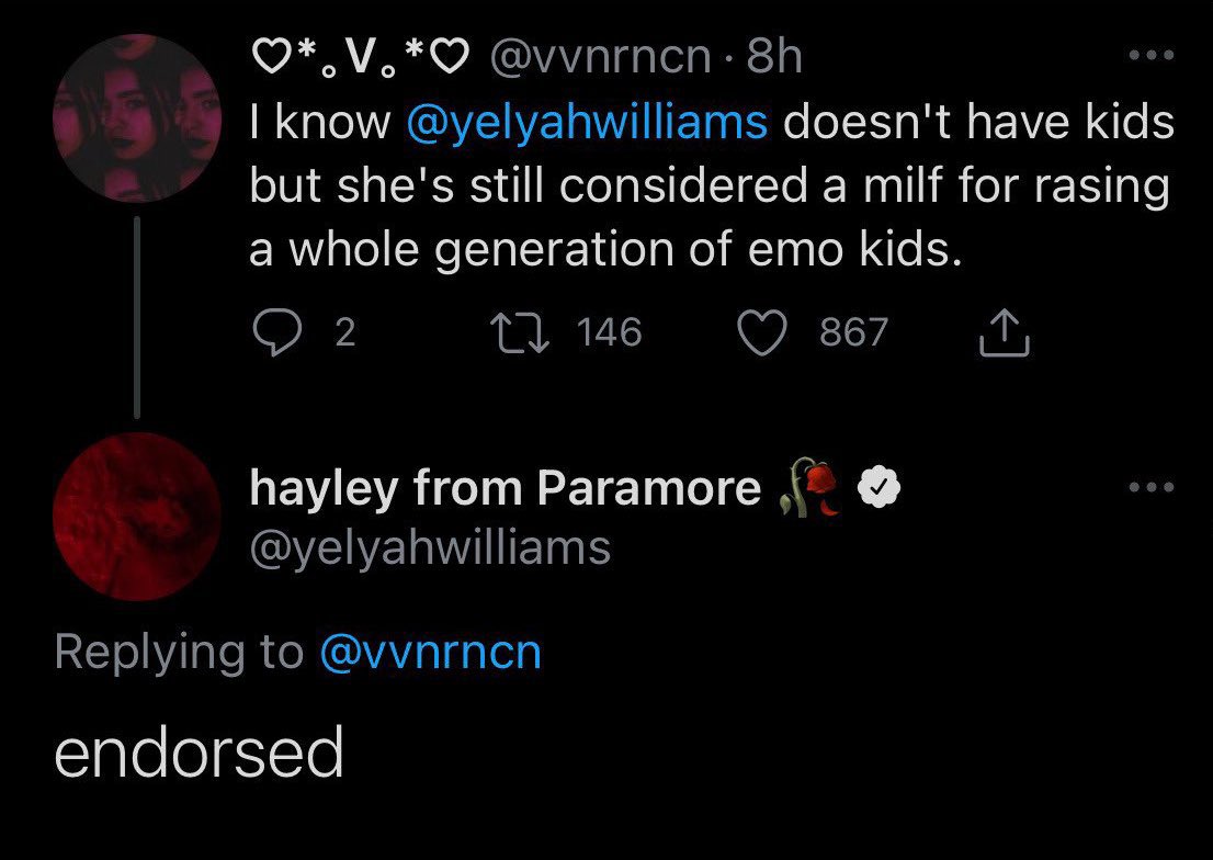 and happy mothers day to hayley williams