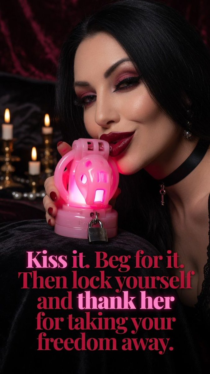 Life247Locked's tweet photo. Your cage is calling you.
Can you feel it throbbing?
Good.
Now stop fighting and start your training like the desperate little beta you are.
https://t.co/w5s2kOaend
#ChastityTraining #LockedBeta #Straining https://t.co/RBs8wmQZLO