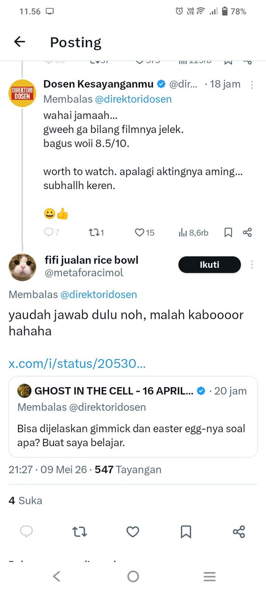 Cenblue tai, udah ngejelekin giliran ditanya sama yg buat lgsg matiin reply