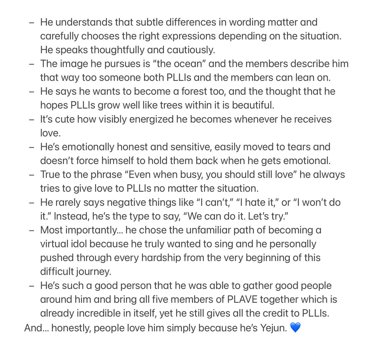 Reasons why PLAVE’s Nam Yejun is great