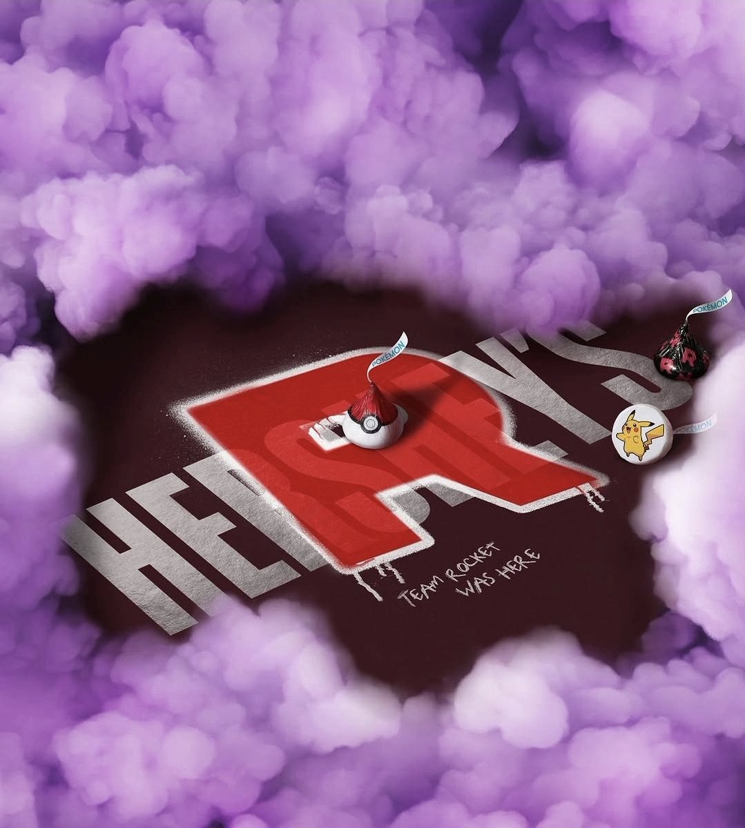 _bismack_'s tweet photo. Damn so nobody on the TL was going to tell me about the Team Rocket x Hershey's collab? https://t.co/8RvgUsle0F
