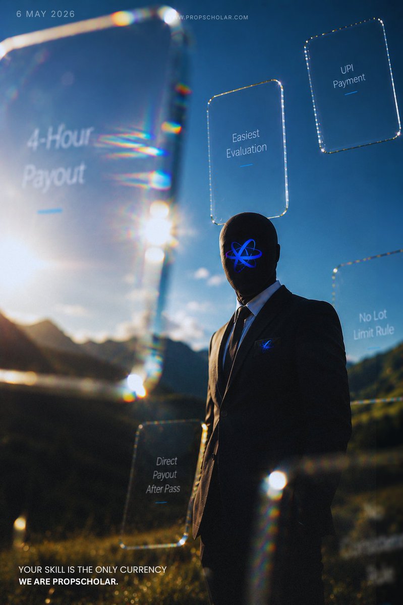 PropScholar's tweet photo. Your skill is the only currency. https://t.co/OwqLAqcHsJ