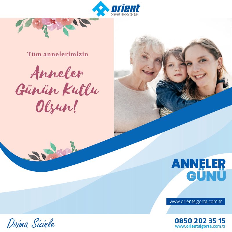 OrientSigorta's tweet photo. Sevgi, fedakârlık ve sonsuz sabrın simgesi olan tüm annelerin Anneler Günü’nü saygı ve minnetle kutluyor; hayatımıza kattıkları değer için kendilerine teşekkür ediyoruz.

Daima Sizinleyiz!

📞 0850 202 35 15 🖥 https://t.co/cnQ0I6dx1X

#OrientSigorta #DaimaSizinle #AnnelerGünü https://t.co/fFYMtFnhrd