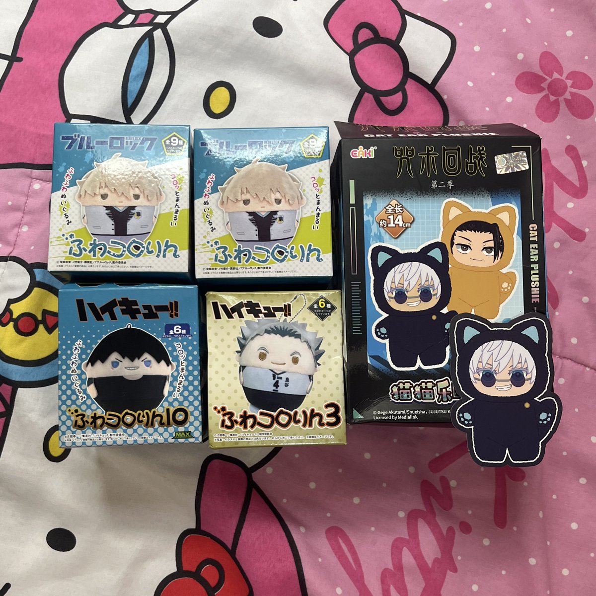 awgojo's tweet photo. 🛒 ; wts — want to sell

haikyuu sk8 blue lock jujutsu kaisen blue lock fuwakororin noru eaki cat ear plush 

— price exc adm 
— check ALT for details 
— sby, co by 🍊 freeong or manual 

t. #warunganime #warungjjk  #warunghq #warungsk8 #warungbllk https://t.co/rhGTTQuZ3D