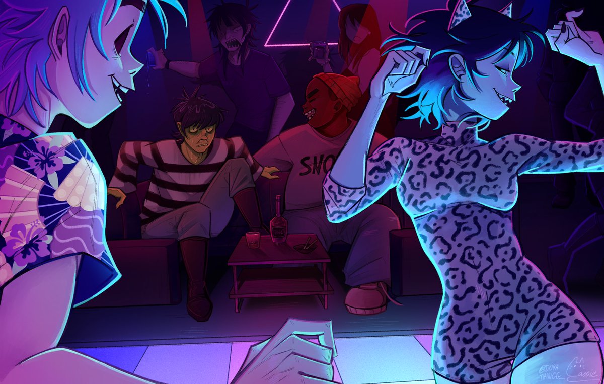 doyathingg_'s tweet photo. Are we livin’ the strobelite? 
#Gorillaz #2D #Noodle #Murdocniccals #russelhobbs https://t.co/t1Qbbjci9m