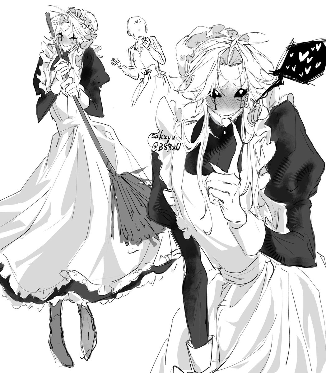 仏画オーダーメイド承ります Post by sakuyu on X: メイドの日⭐️