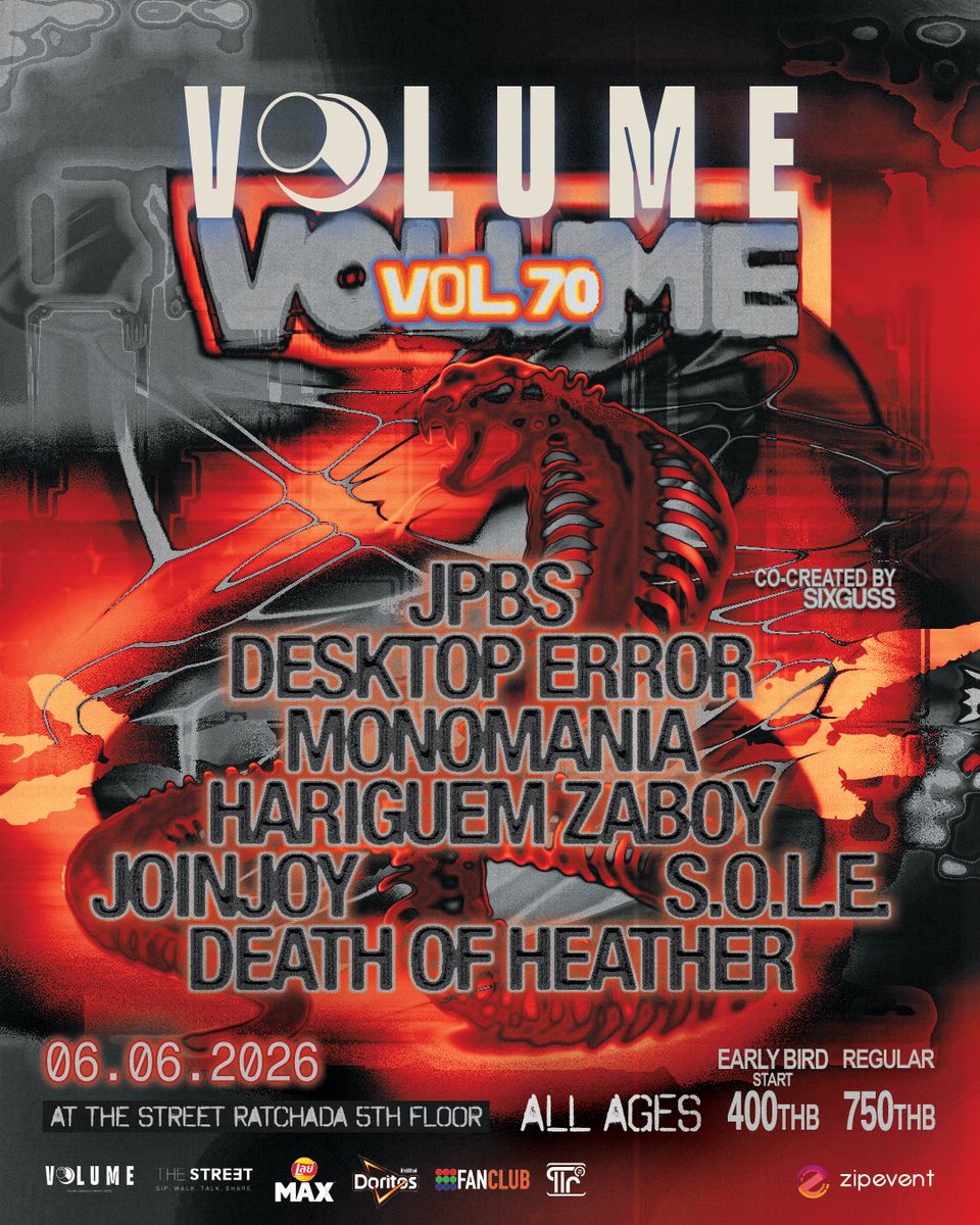 Volume Livehouse tweet media