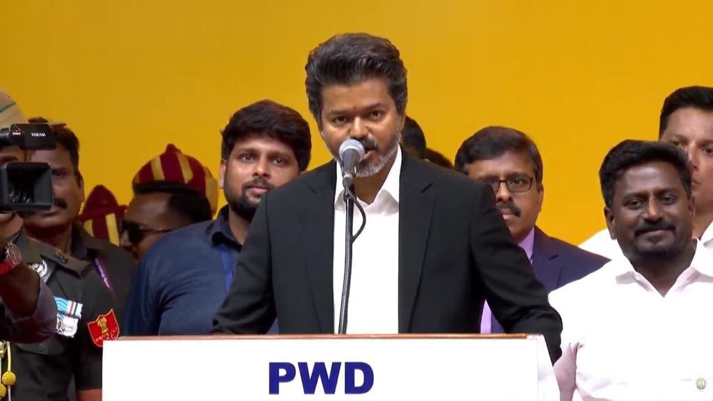 THALA PATHY VIJAY TO CHIEF MINISTER VIJAY 😍

More than a decade of watching FDFS of Vijay movies to witness the taking over the Post of CM in Tamil Nadu. 

All the best, TVK &amp; Vijay.
