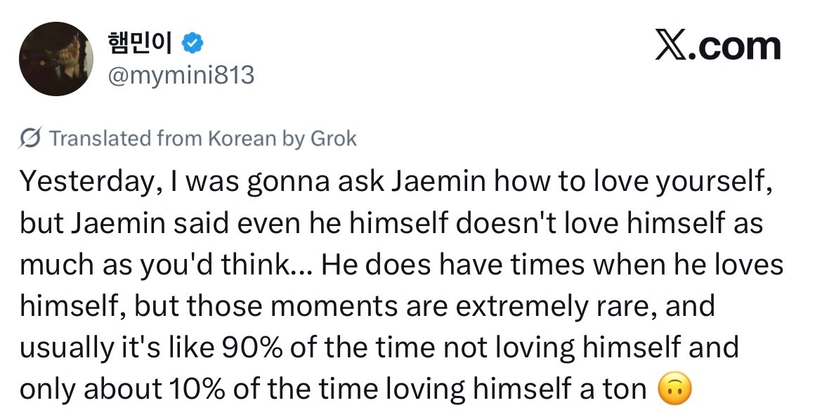 😔 nana makin kuyusan, terus tau dia ngomong gini sedih bgt 🥲 pantes JN ngotot bgt kalo dia pgn ngasih nana kesehatan supaya JM gaakan pernah ngerasain sakit. buat yg sub bbl nana pls give him kind words 🩷 dan pls be kind jg di app ini ya, besar kemungkinan dia akan lihat -jnjm