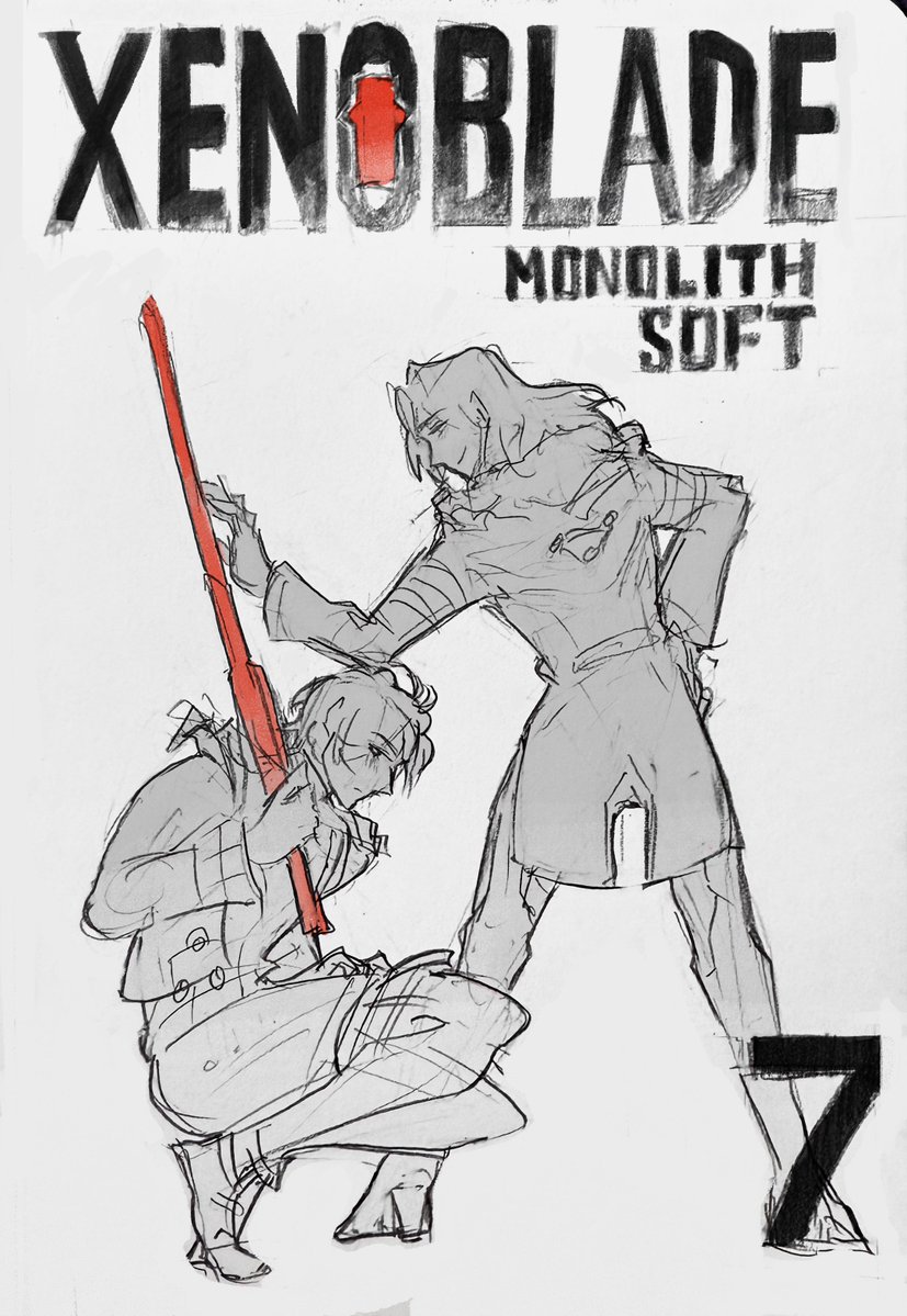 in finals week so the most i got is a scanned sketchbook drawing go my soul eater shalvis