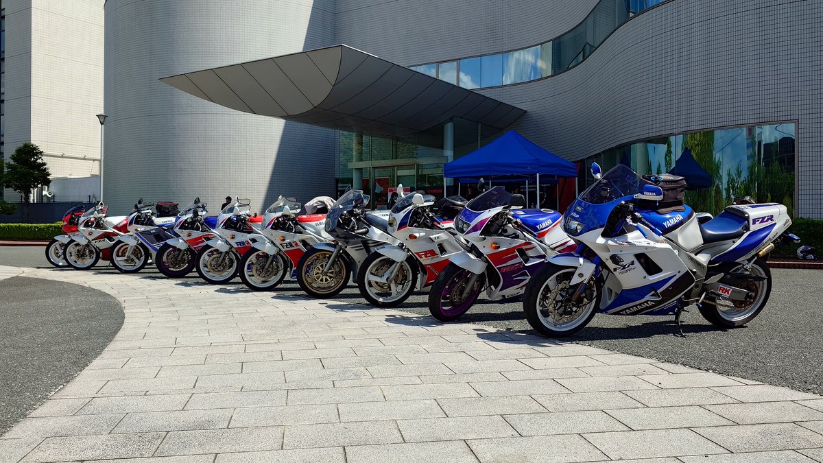 kazu1200_SR's tweet photo. FZR 生誕40周年ミーティング
参加台数81
#FZRミーティング #FCOJ #YAMAHA #YAMAHAバイク #FZR #FZR1000 #3GM #FZRだから https://t.co/gAT9mRgSQh