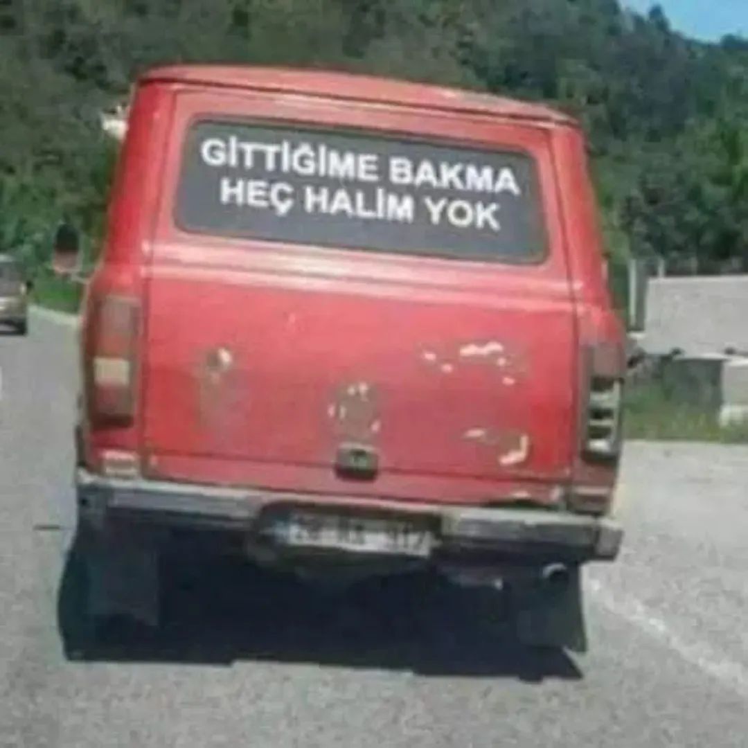 Günaydın ☺ işe gidiyorum