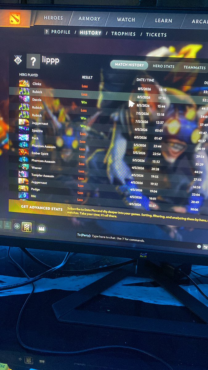haloromla's tweet photo. baru kambek losestreak gini https://t.co/GVnaADquZH
