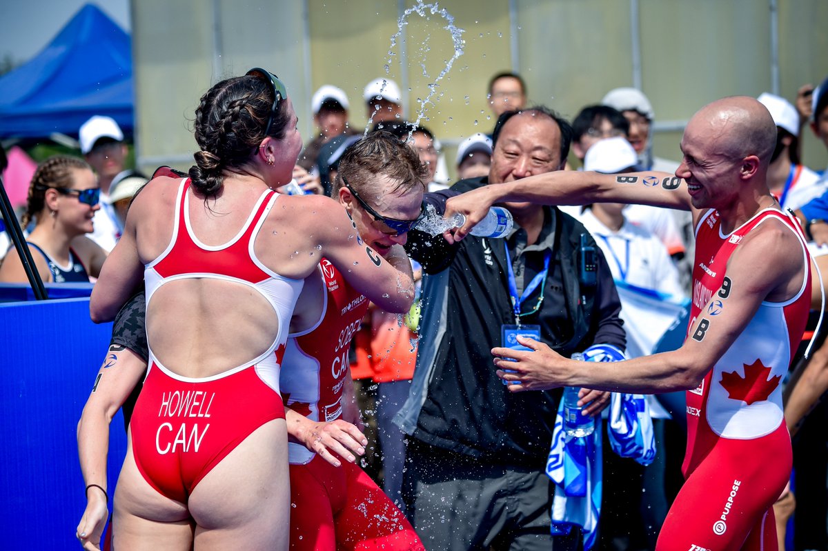 worldtriathlon's tweet photo. Classy performances shown today in the Mixed Relay Cup in Chengdu π¨π³
π₯ Spain πͺπΈ
π₯ Great Britain π¬π§
π₯ Canada π¨π¦
#MixedRelay #Triathlon https://t.co/7HXN2ibmmV