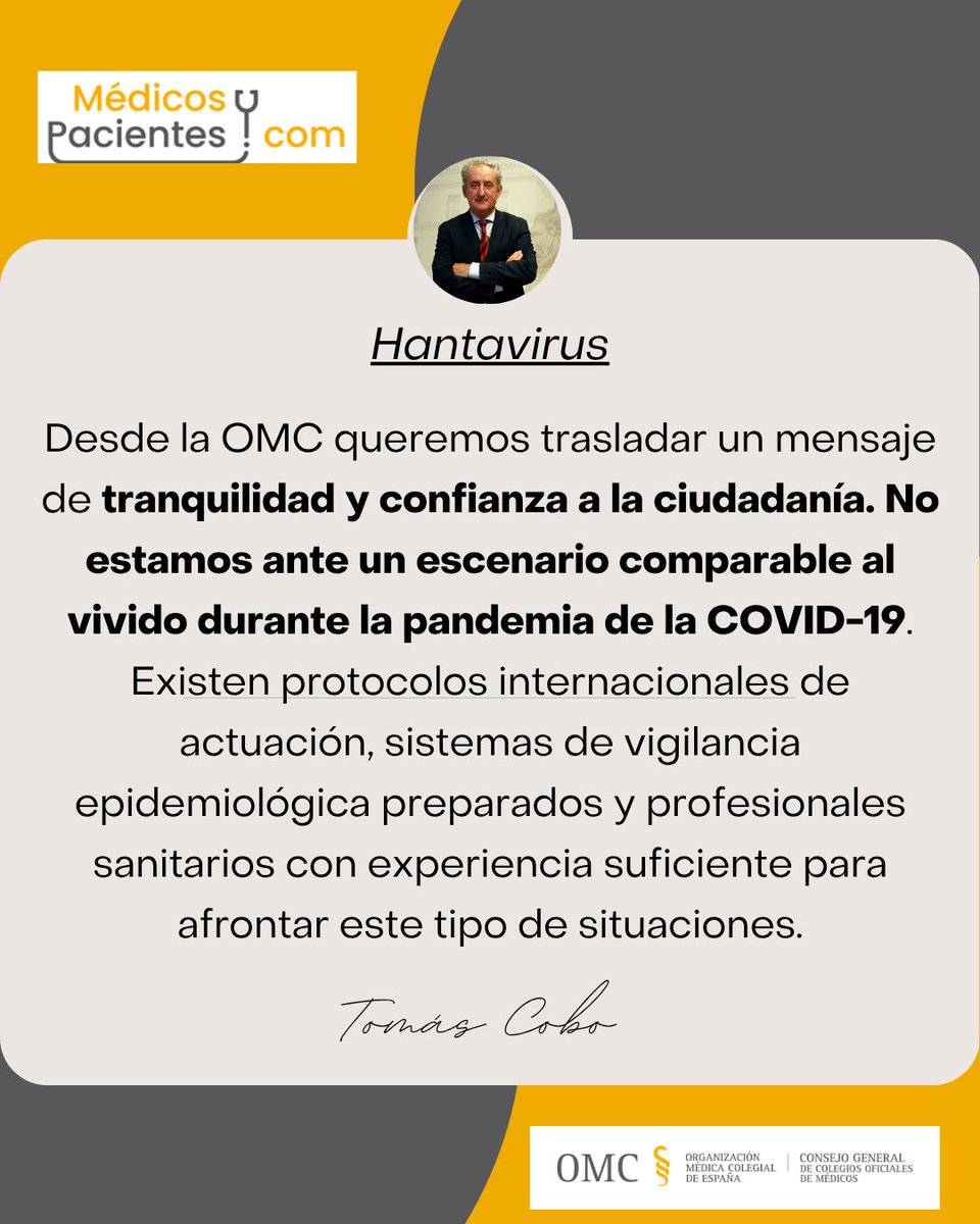 Organización Médica Colegial de España tweet media