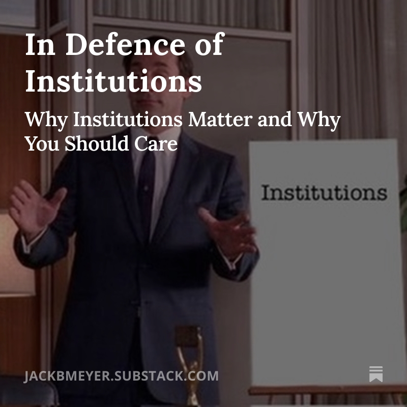 Jackbmeyer's tweet photo. I’m back from the countryside, and ready to talk institutions. Here is my take on the latent constraints underpinning the development debate and what it means to operationalise a definition of institutions for policymaking in practice. (Link below) https://t.co/wq7o73uVn3