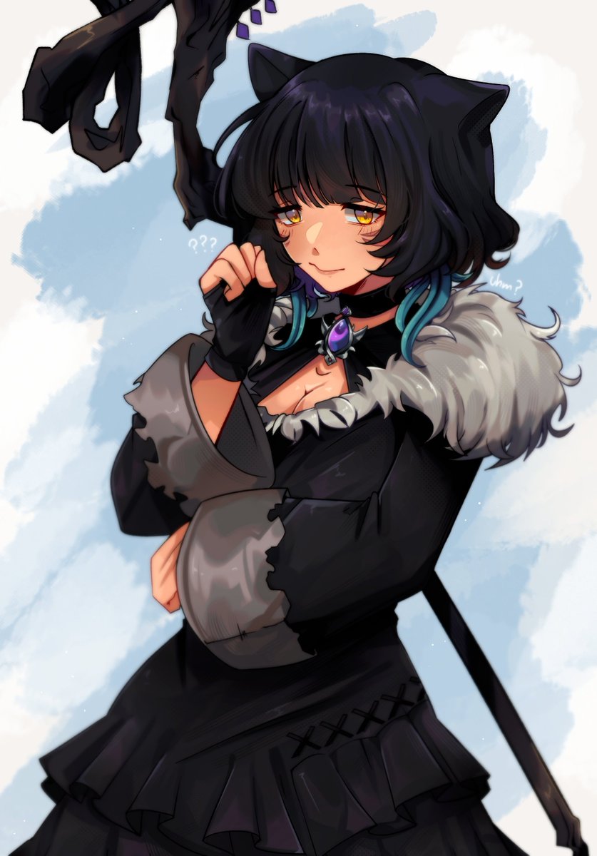 MiChumi's tweet photo. FFXIV x RWBY

Blake as... Y'shtola! ฅ₍^•⩊ •マⳊ

#RWBY #RWBYfanart #FFXIV https://t.co/ShVaM0Ssi9