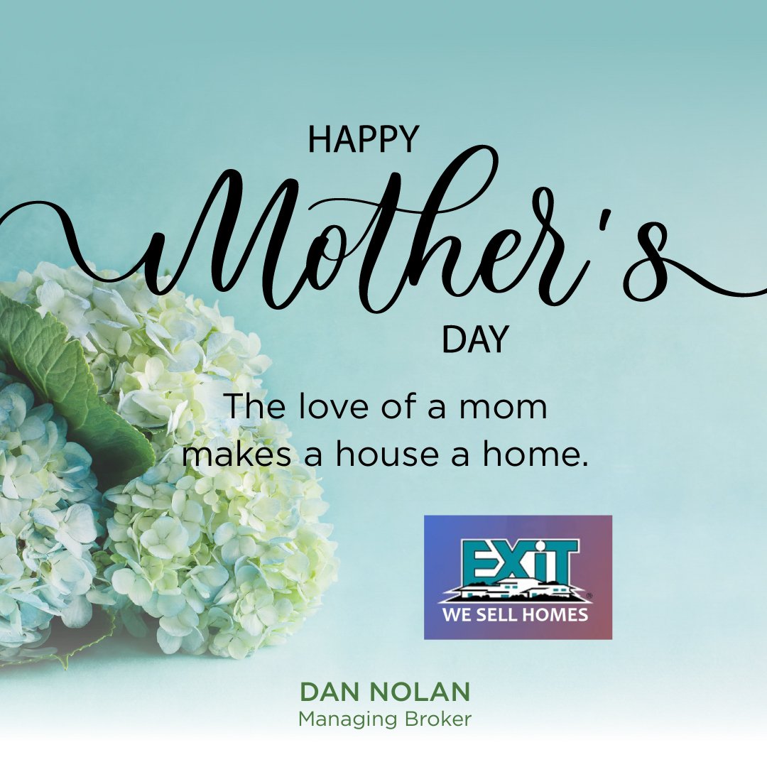 DanAtExit's tweet photo. Wishing all the wonderful moms a day full of happy memories. Where would we all be without you? ♥️

#happymothersday
#mothersday #realestate https://t.co/1TfKW9UmqX