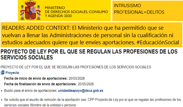 reesyarees's tweet photo. @fape_fape @FeSPeriodistas @aprensamadrid @investigate_es @fiscal_es @DefensorPuebloE @AquienDefiende @centre_IRIDIA @sira_centro @amnistiaespana @apdhe @Nosomosdelito @pbustinduy @sirarego @suker778 @SaizElma @SinRacismoGob @Yolanda_Diaz_ @_anaredondo_ @sanchezcastejon @rosa_mr_ @RafaEscudero1 @desdelamoncloa @ObservaDESCA @ObetiEtica @RegularizacionY @AlternativasNo2 @noviolentas @UCFRcat @Capitan_Swing @_Maria_Dantas_ @Tyrexito @empleogob @inclusiongob @interiorgob @MSocialGob @DelGobVG @Junta_Ex @TSJEXT @RTVE_Ext @NotisJuridicas @PoderJudicialEs @policia @guardiacivil @UNSRVAW @oscarlopeztwit @ConSalud_es @consaludmental @diariojuridico ¿@sabiastuque_? #ServiciosSociales y Serv Soc especializados han funcionado como 1 Agencia de Colocación para amistades y enchufes. #intrusismo, amaños en contrataciones y en OPEs, #corrupción #negligencias, Informes firmados por personal sin la debida titulación #stopintrusismo https://t.co/IYAvsvwIF5