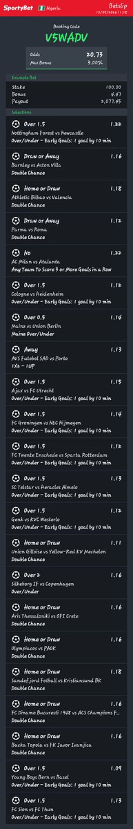 TipsUniverse's tweet photo. V5WADV
20 odds
Green Sunday https://t.co/CsS0aXSz1w https://t.co/5u1I04gbd8