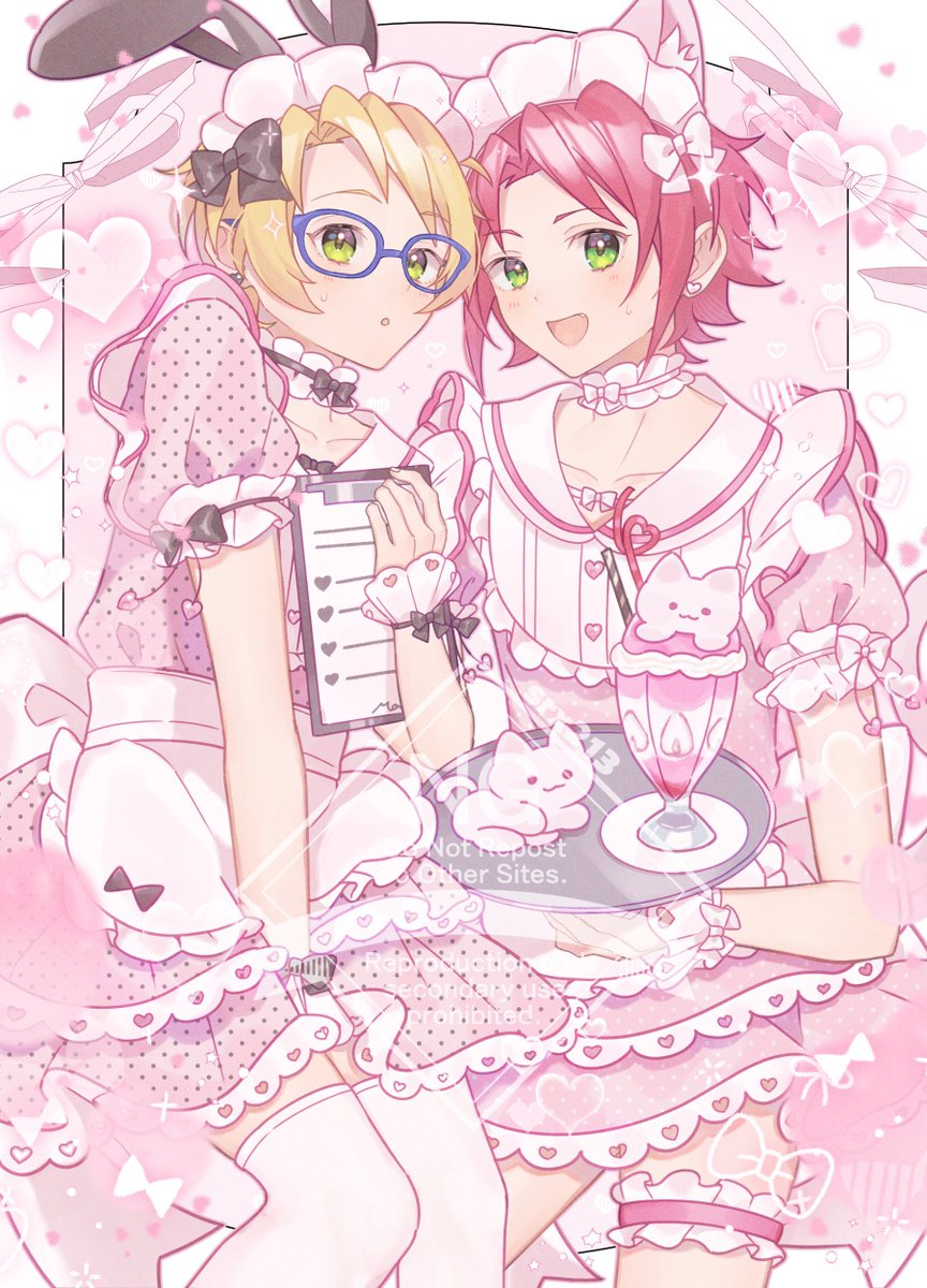 🤍🐇メイドの日🎀⸌̟͂̋⸍̑⸜̑⸝͂ ໋ まおまこ🐈🤍