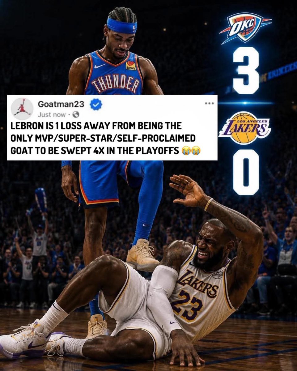 Imagine getting swept 4x in the playoffs all while being part of multiple super-teams 😭😭 LeBron is not a top 10 player 💯💯