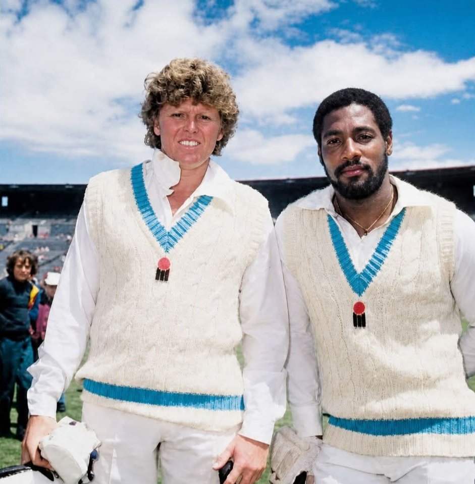 Arguably the best two batsmen of the 1970s: Barry Richards and Viv Richards during World Series Cricket <a href="/fh_stephen/">StephenFH</a> <a href="/fredfertang/">Martin Chandler</a> <a href="/GeorgeDobell1/">George Dobell</a> <a href="/gulu1959/">Gulu Ezekiel</a> <a href="/barneygirnun/">Barney Girnun</a> <a href="/theoldbatsman/">Jon Hotten</a>