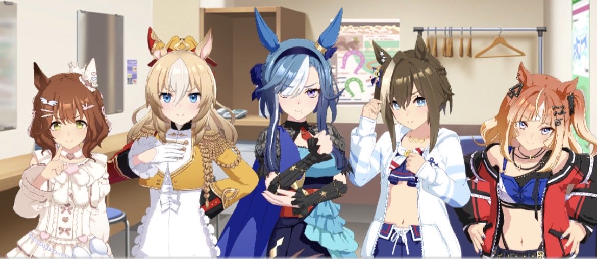 ざっきー的にいい三角形な癖布陣ができたぜ🤤🫰