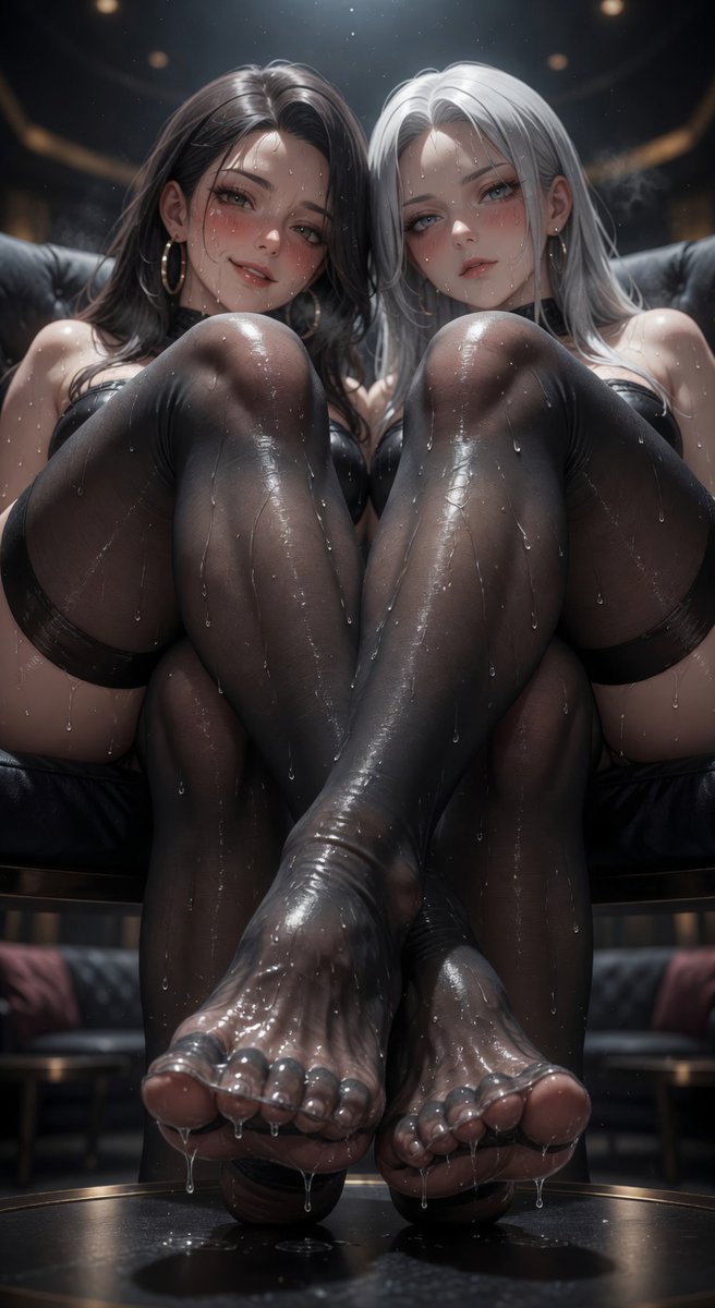 undefined_g_s's tweet photo. [UNDEFINED: Tsubaki &amp; Zophy - Aftercare] 

 "Was it really that good? 👠💜 We're not done with you yet. Let the double pressure sink in."  

#UNDEFINED #Tsubaki #Zophy #Footjob #Latex #Stockings #2D美女 #足コキ #ストッキング #ラテックス #魅惑 #调教 #美腿 https://t.co/qCSRcLK6FF
