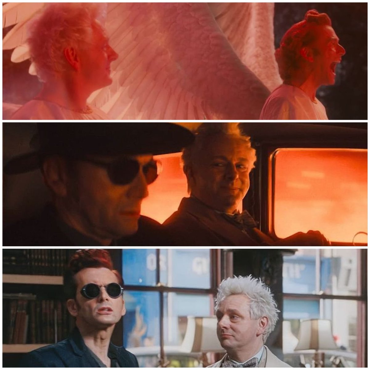 The way Aziraphale looks at Crowley... Before the beginning and thousands of years later, it’s still you.