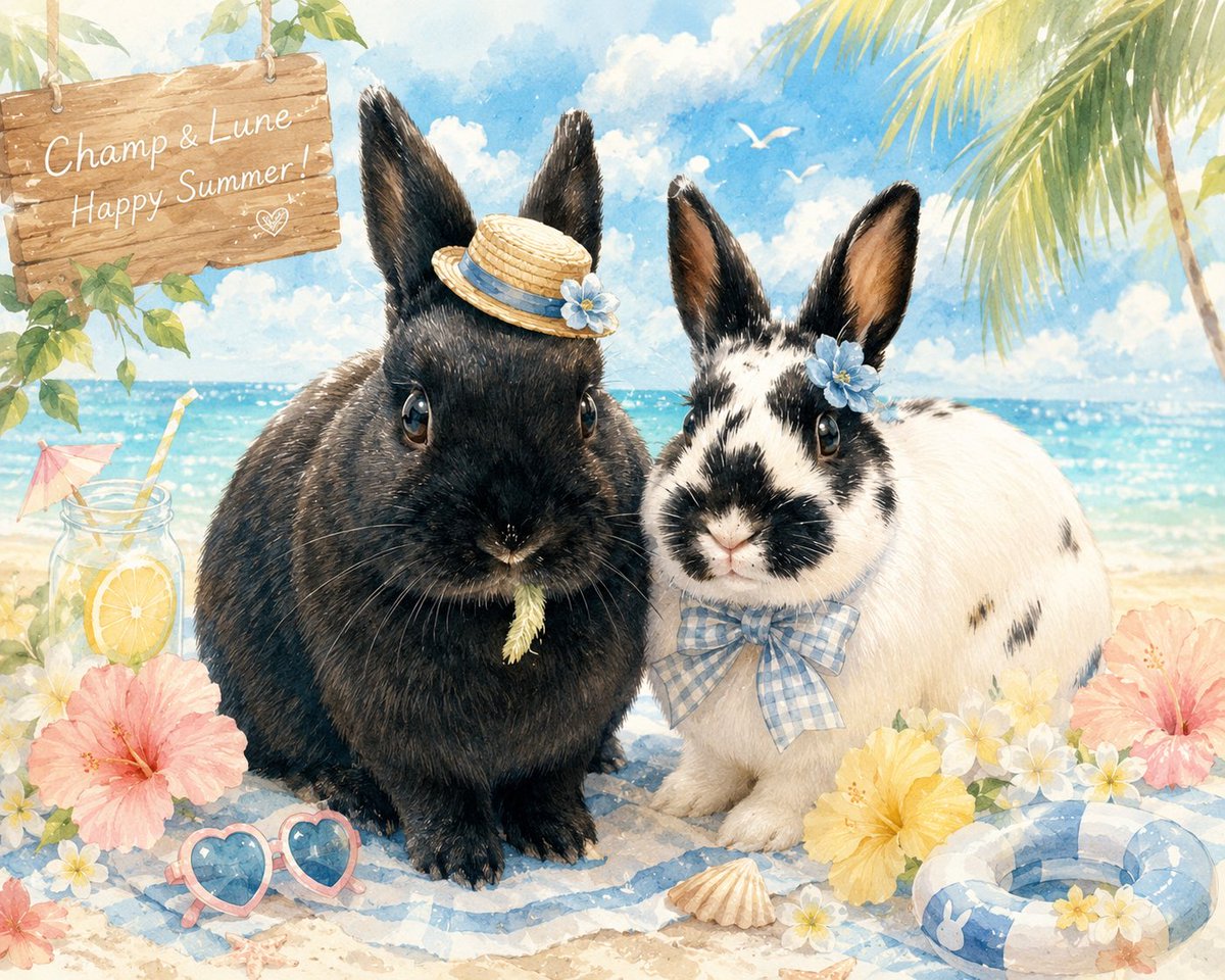 我が家の神の遣いLune様🐰 tweet media