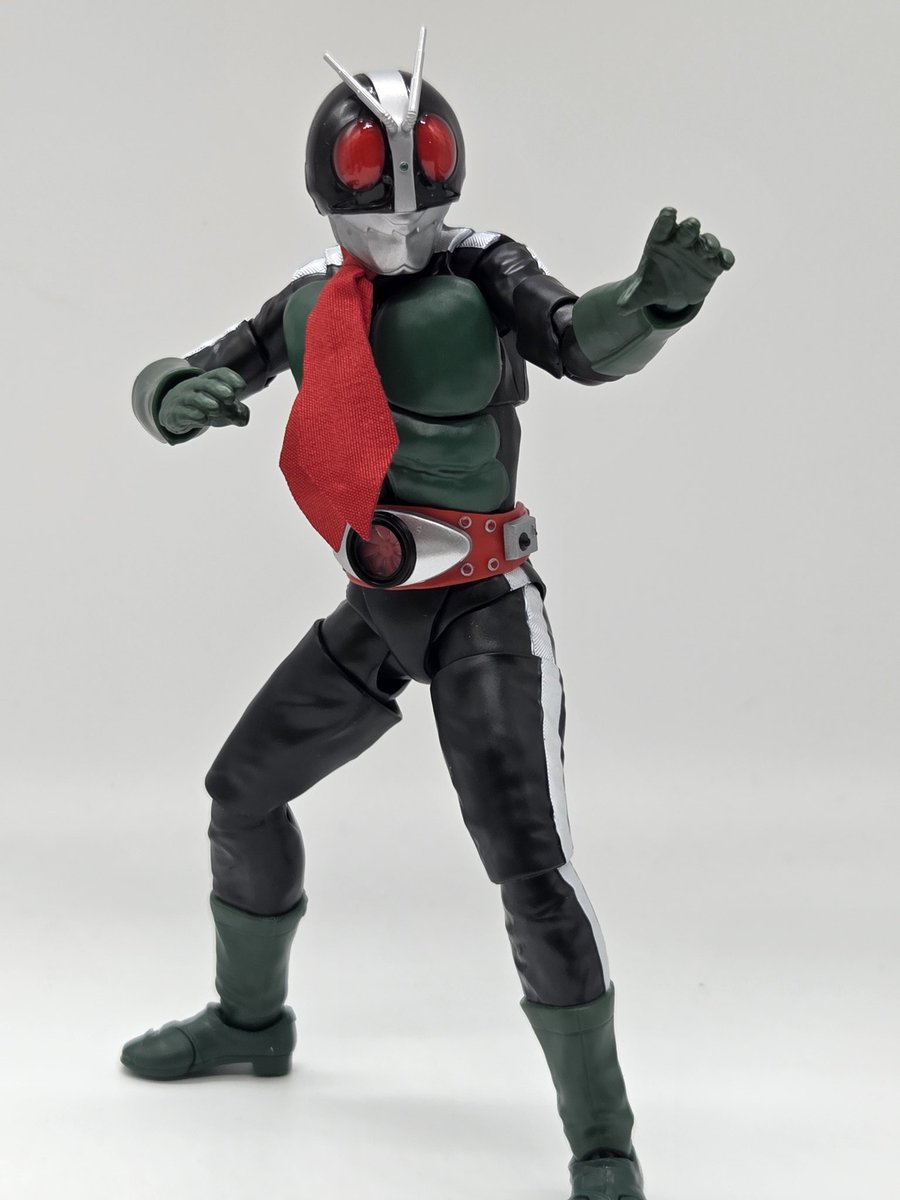 真骨彫 仮面ライダー旧2号(仮面ライダー対ショッカーVer.)。念願の旧2