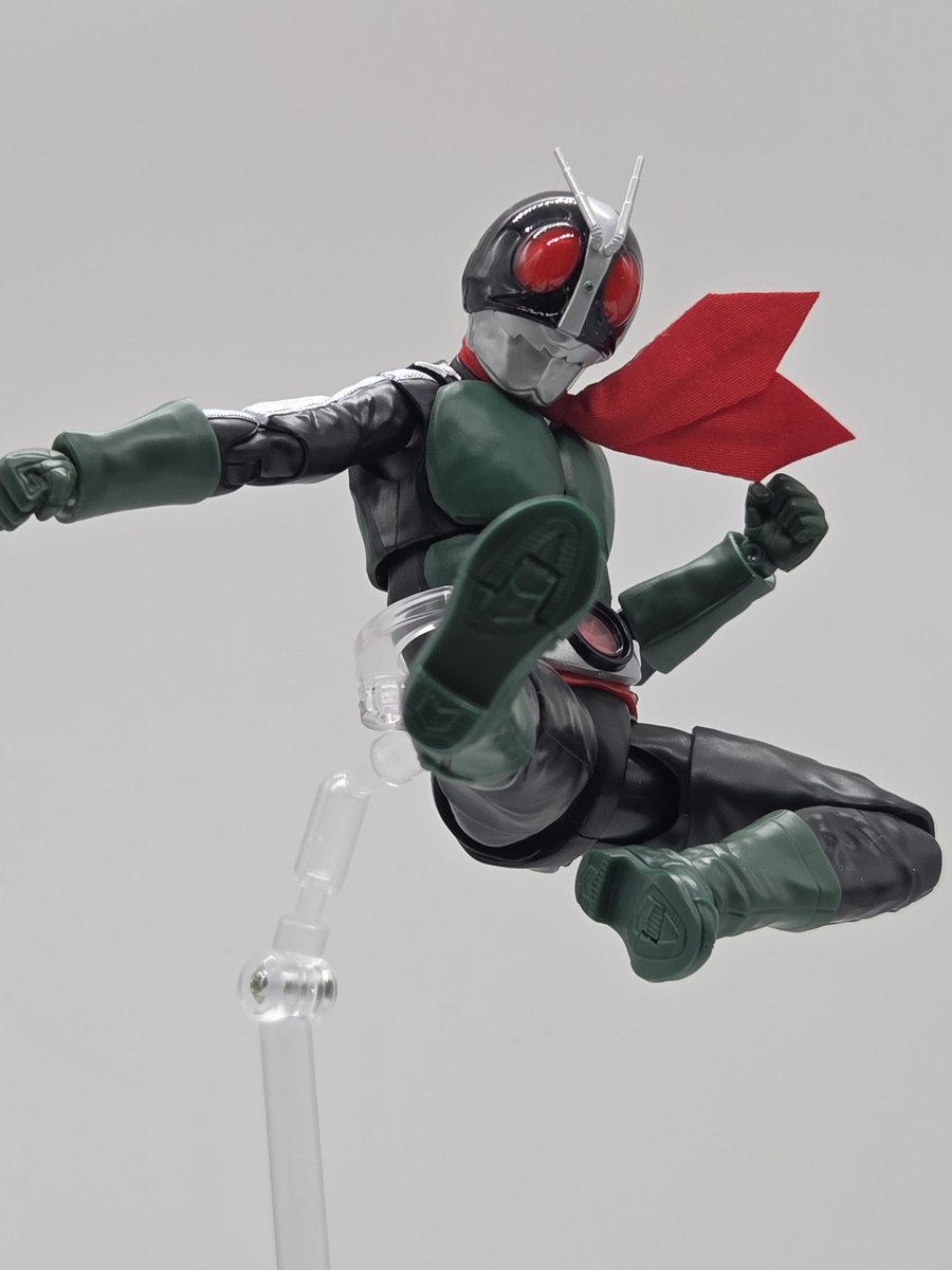 真骨彫 仮面ライダー旧2号(仮面ライダー対ショッカーVer.)。念願の旧2