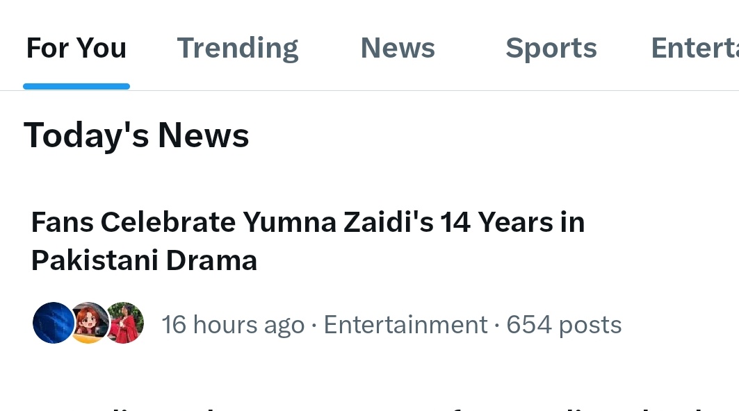 HaidarSahib8444's tweet photo. Fans Celebrate Yumna Zaidi’s 14 Years in Pakistani Drama.., exactly where she belongs on the headlines ✨🤍
A queen who earned every bit of this love through hard work and iconic performances 👑 

#YumnaZaidi #14YearsOfYumna #YumnaFans https://t.co/AdkZYHUTLn
