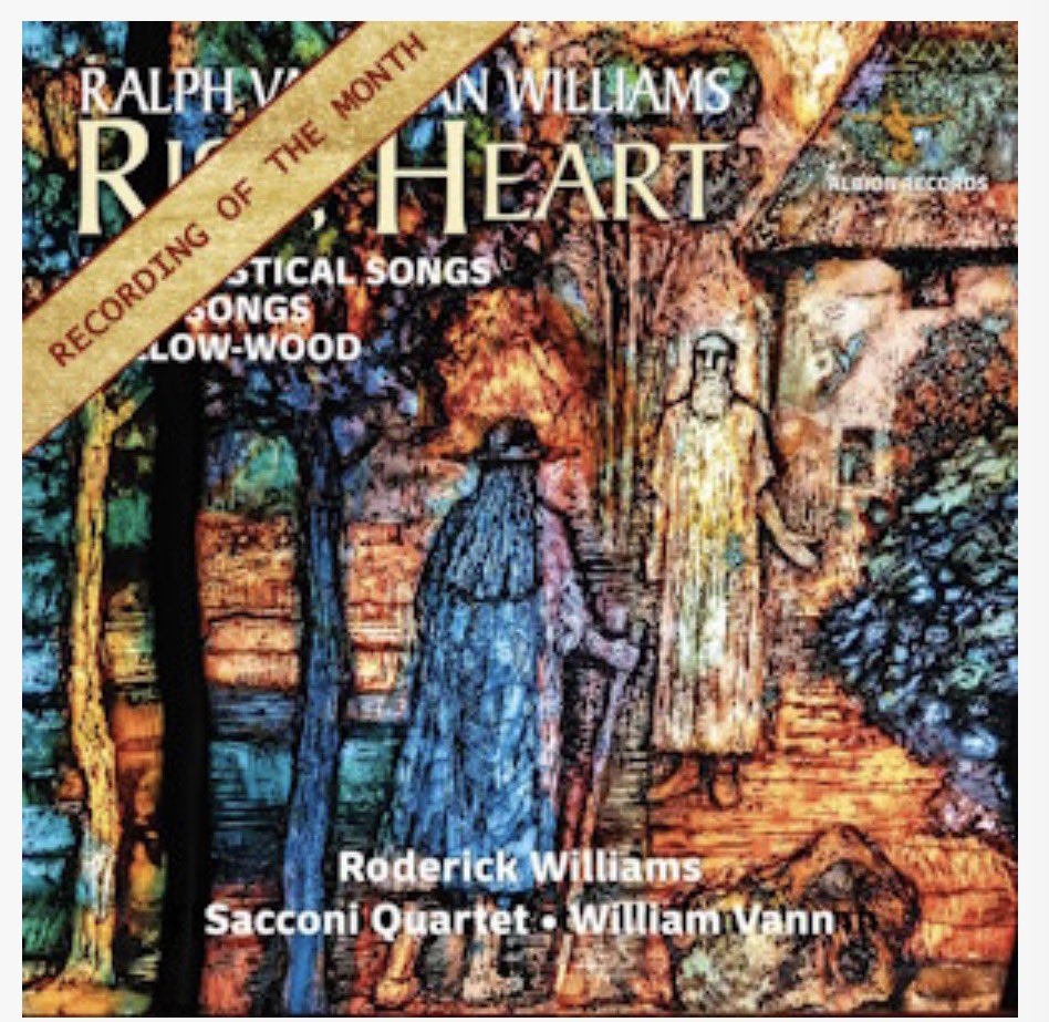 RVWSociety's tweet photo. Still in the top 40.
https://t.co/FbhymR2qt9
#VaughanWilliams
#RiseHeart
#RoderickWilliams
#SacconiQuartet
#WilliamVann
#AlbionRecords https://t.co/yEk8ONo1oe