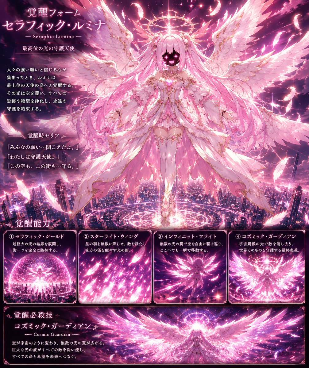 街を守るため覚醒した、最上位の守護天使。」👼✨ 『セラフィック