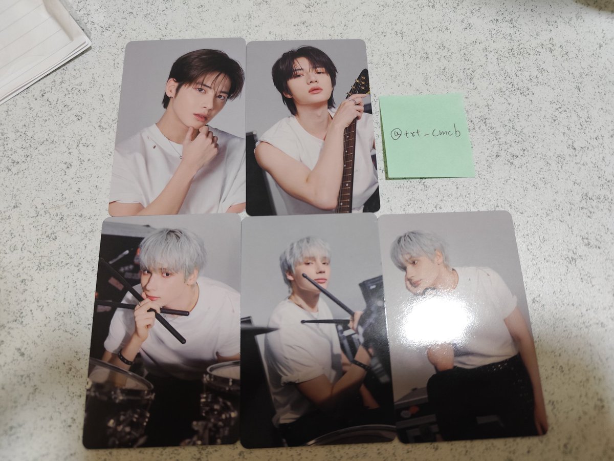 txt_cmcb's tweet photo. TXT トゥバ MOA CON トレカ ミニフォト フォトカード 交換

譲:ボムギュ テヒョン ヒュニンカイ🧸🐿️🐧
求:スビン 🐰(赤枠❤️優先です)

郵送📮or 5/23名古屋会場手渡し💌
郵送の場合は投函動画をお願いします🙇🏻‍♀️
お気軽にお声掛けください🙇🏻‍♀️
#txt交換 https://t.co/sjZX95Hiki