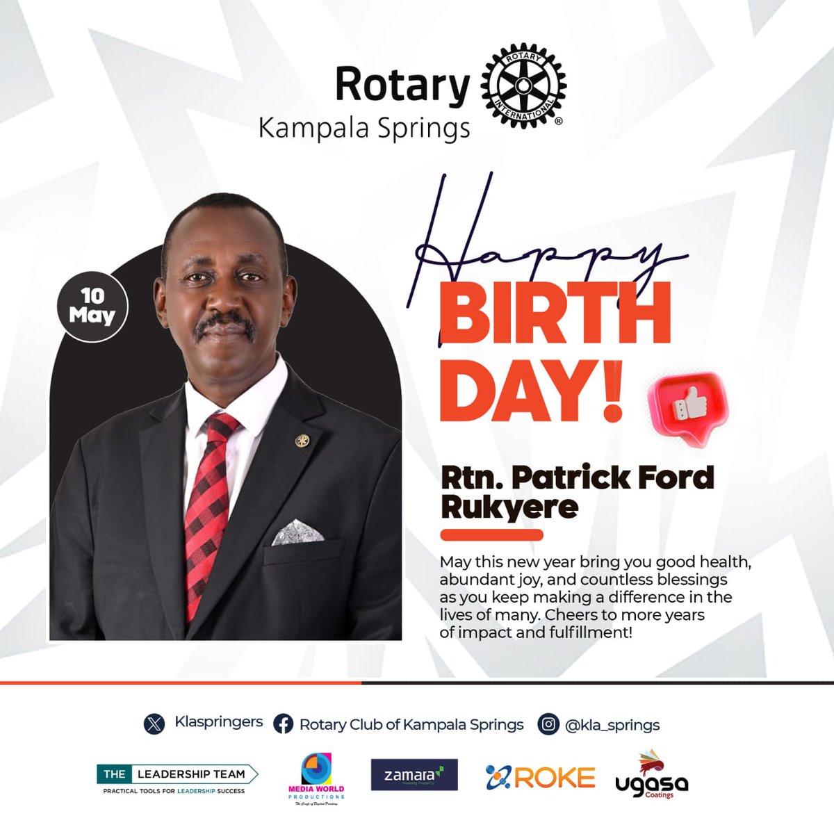 Rotary Club of Kampala Springs tweet media
