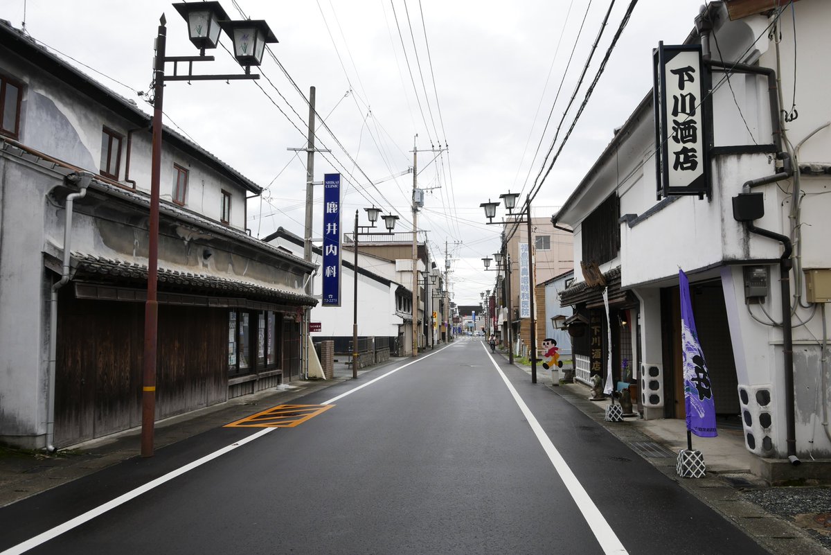 熊本藩の「肥後五か町」の一つとして栄えた玉名市高瀬の町並み