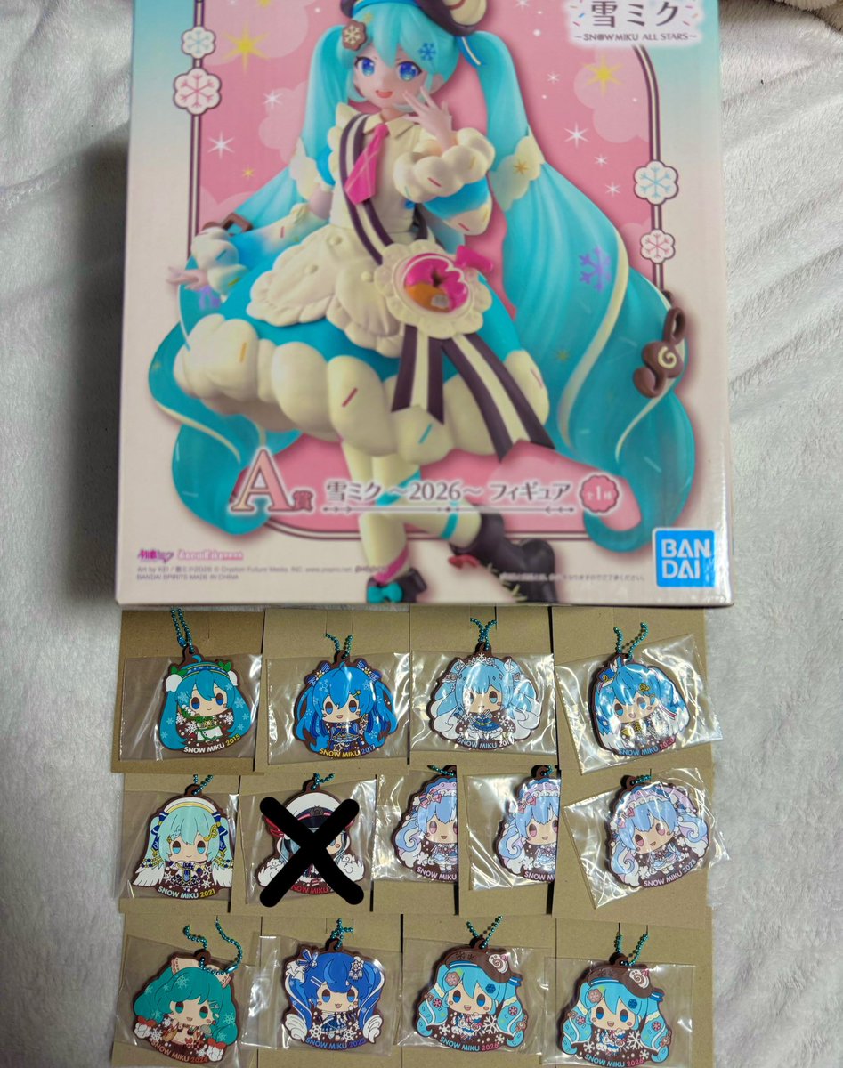 更新【譲渡/買取】雪ミク 初音ミク フィギュア クリアファイル ラバー