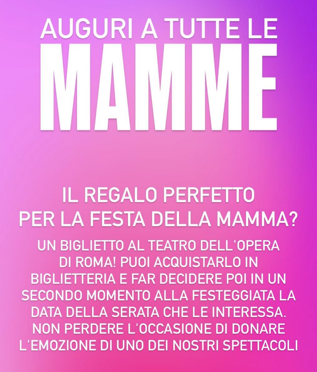 Opera di Roma tweet media