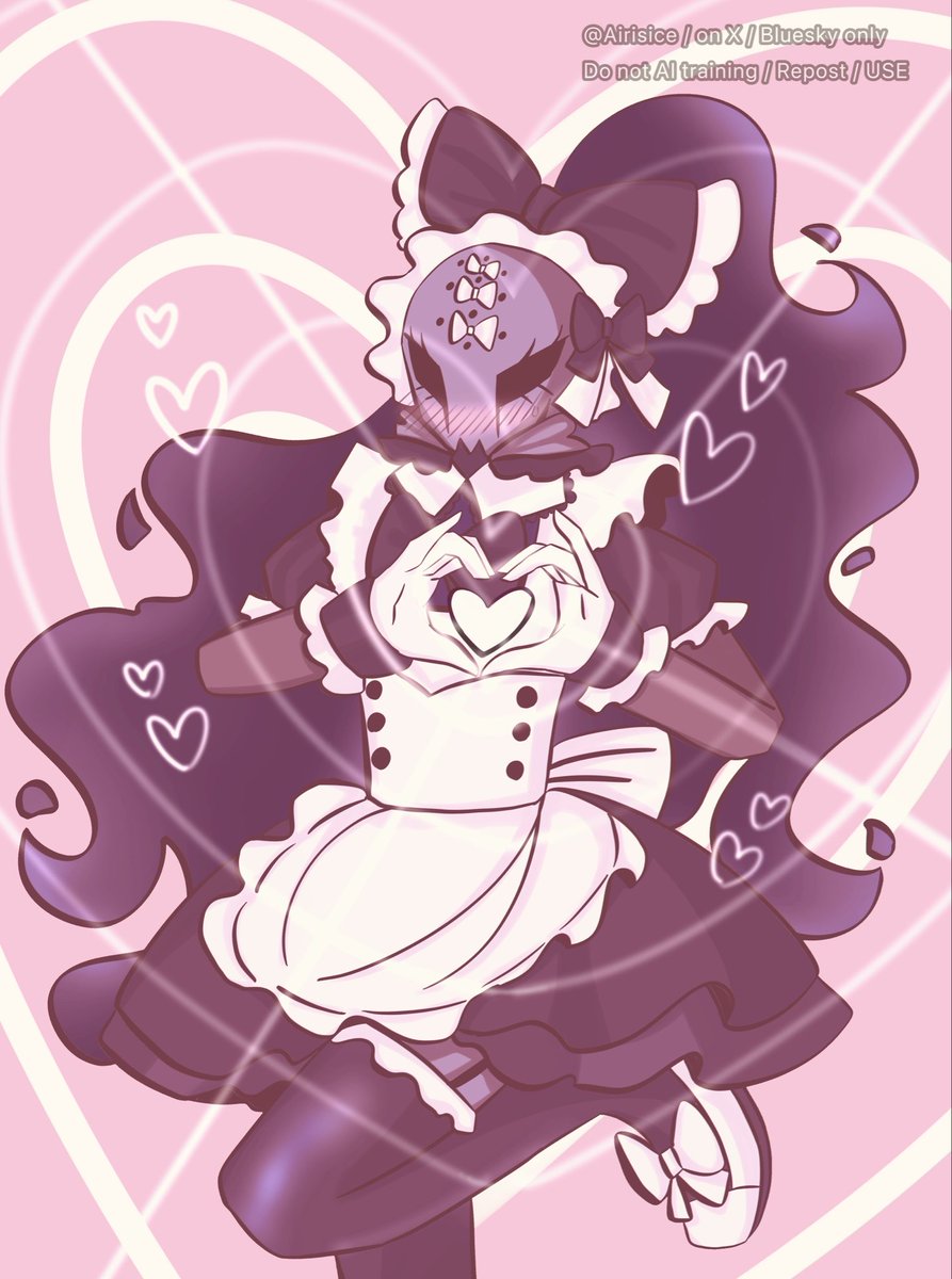 Gear_Steampunk's tweet photo. Maid Day 💕  
#silentsaltcookie #mysticflourcookie #crk #silentflour #mysticsalt https://t.co/LNvJg6dMhZ