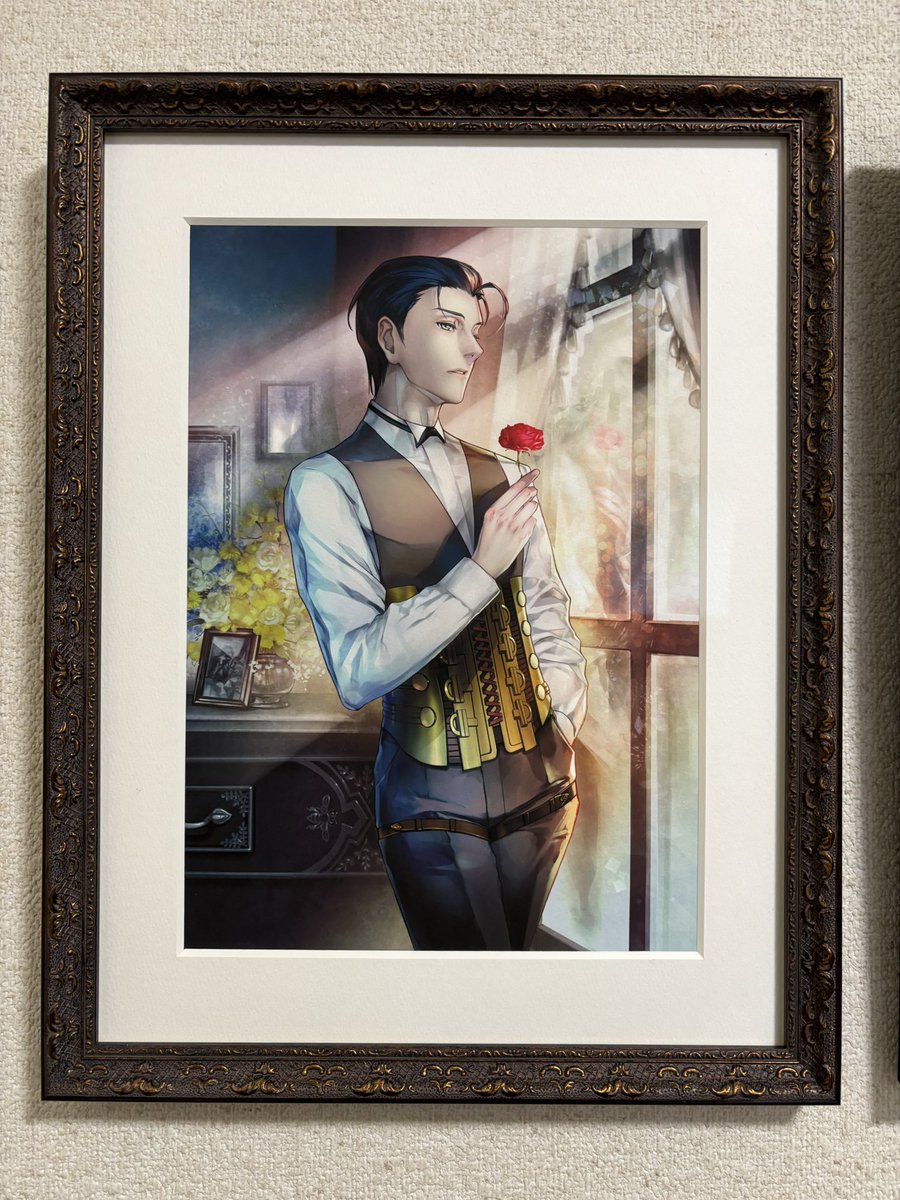 複製原画用に低反射アクリルと額縁を購入させて頂きました! 通常