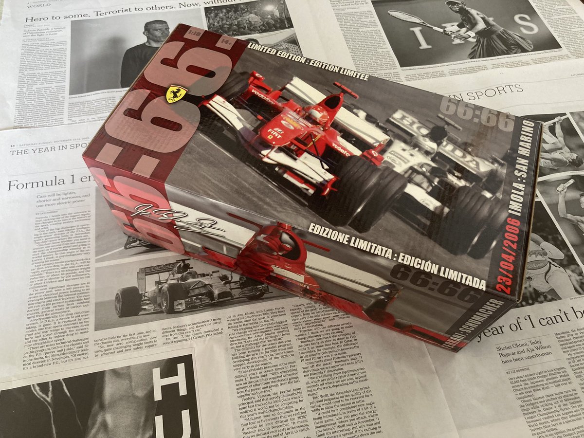 VentColline's tweet photo. 2000年代半ばまではタバコメーカーのスポンサーロゴが多く見られたF1マシン
広告規制の関係でロゴ無しで販��されたモデルカー
まだまだデカール加工したいモデルカーがあるんだよなぁー https://t.co/YRDeejiDU6