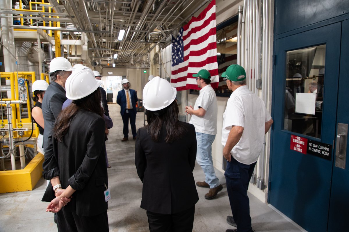 manusbio's tweet photo. On Friday, joined by HHS leadership and members of Congress, Manus broke ground yesterday on a new domestic biomanufacturing facility for artemisinin – the starting material for the world’s frontline antimalarial therapy – at its Augusta BioFacility.

This expansion brings cGMP capabilities to the site, combining biomanufacturing and flow chemistry under one roof to onshore U.S. production of critical essential medicines.

#MadeByManus #biomanufacturing #BioAlternatives #bioeconomy