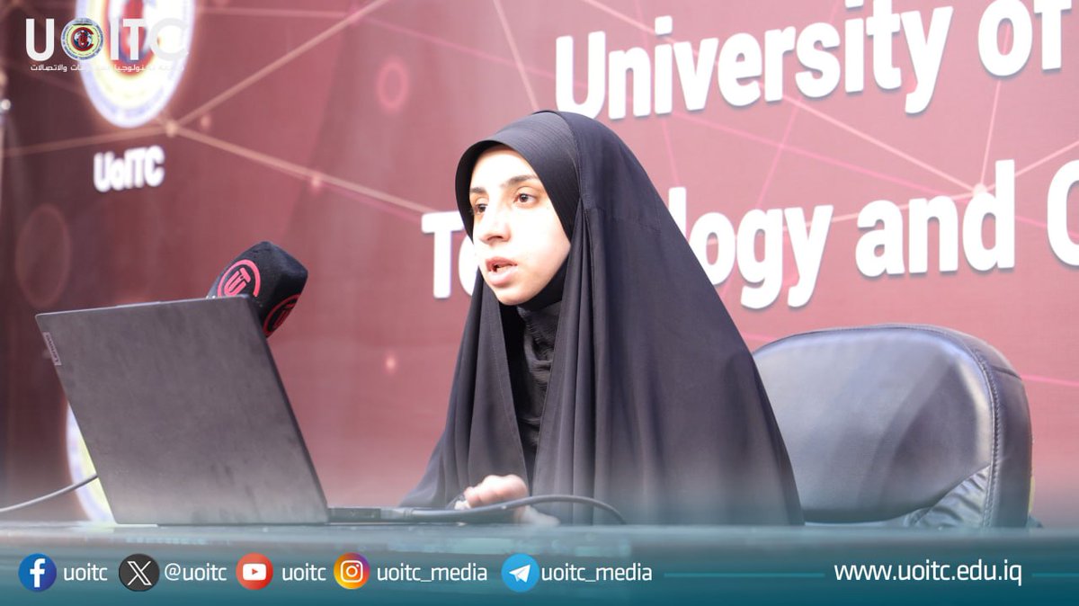 uoitc's tweet photo. جامعة تكنولوجيا المعلومات والاتصالات تنظم ندوة حول الحد من الانتحار وايذاء الذات :منظور نفسي

قسم الإعلام والاتصال الحكومي
جامعة تكنولوجيا المعلومات والاتصالات
10 آيار 2026 https://t.co/NXnPCMlDrt