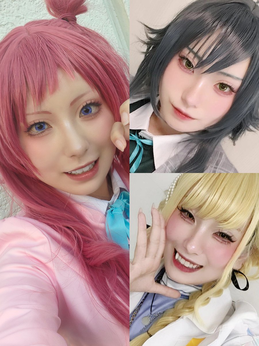 ぜーーーんぶ一緒で幸せ🫶🥰🥰 三者三様(？)の可愛さでキャラがいるっ