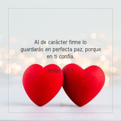 Al de carácter firme lo guardarás en perfecta paz, porque en ti confía.  Isaías 26:3   #versiculodeldia #versiculobiblico #biblia