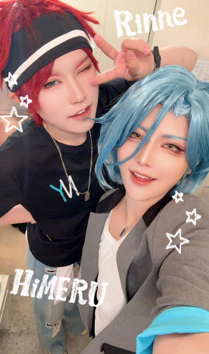 cosplay / 天城燐音，HiMERU

　　　　　ダブセン‼️🐝⭐️